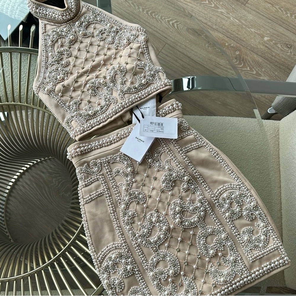 Balmain Skirt Set